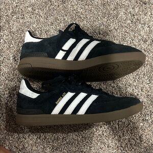 Adidas Samba Adv Black Suede Sneakers